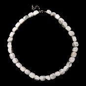 Howlite - Collier pierre roulée