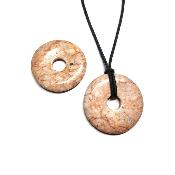 Howlite Orange - Donut