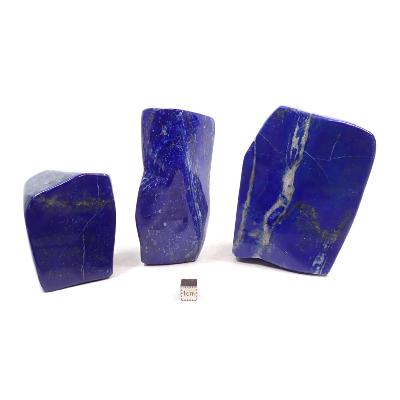 Lapis Lazuli - Forme libre n°02 ( Lot de 3 pièces )