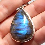 Labradorite Pendentifs Argent (Lot de 3 pièces) 15753
