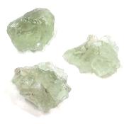Fluorine verte cristallisée - Pierre Brute n°02 (Lot de 3 pièces)