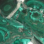 Malachite - plaque