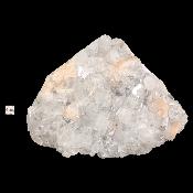 Zéolite - pierre brute n°14 (Lot de 7 pièces)