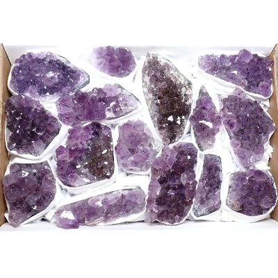 Améthyste morceaux - pierre brute n°10 ( Lot de 15 pièces )