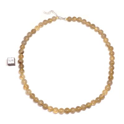 Citrine Qualité "E"- Collier Boule