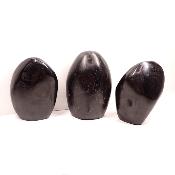 Tourmaline noire - Forme libre n°03 (Lot de 3 pièces)