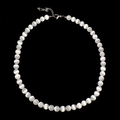 Selenite - Collier Boule