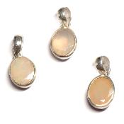 Opale d'Éthiopie Pendentifs Argent (Lot de 3 pièces) 15757