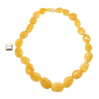 Ambre de la Baltique Jaune - Collier Roulé