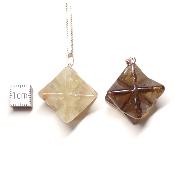 Citrine - Pendentif Merkaba