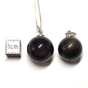 Obsidienne Oeil Celeste - Pendentif Boule