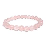 Quartz Rose - Bracelet Boule