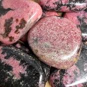 Rhodonite - pierre plate