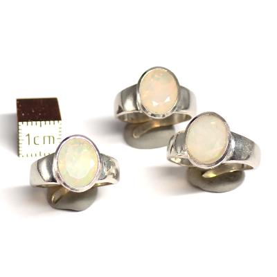 Opale d'Ethiopie Bague Réglable en Argent 15761 (Lot de 3 pièce)