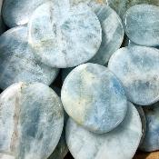 Aigue Marine - mini pierre plate