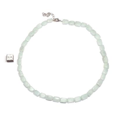 Amazonite - Collier Roulé Carré