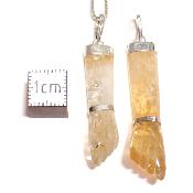 Citrine Chauffée - Pendentif Figa