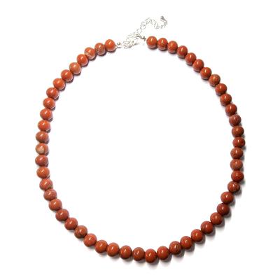 Jaspe Rouge - Collier Boule