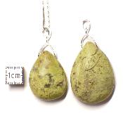 Opale Verte de Madagascar - Pendentif Goutte