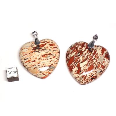 Conglomérat - pendentif coeur