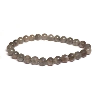 Pierre de Lune Noire - Bracelet Boule (Lot de 5 pièces)
