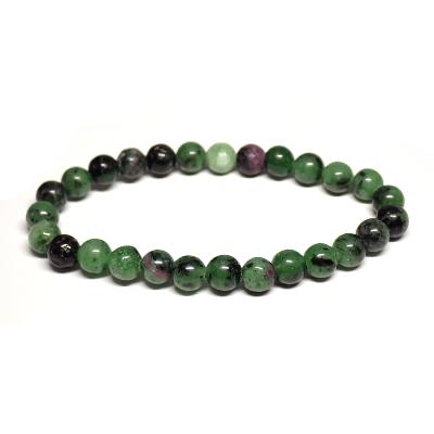 Rubis sur Zoisite - Bracelet Boule 