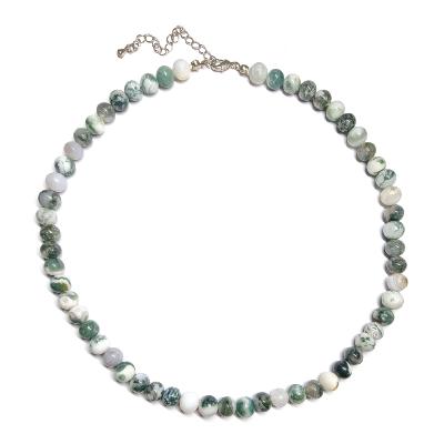 Agate Arbre - Collier Boule