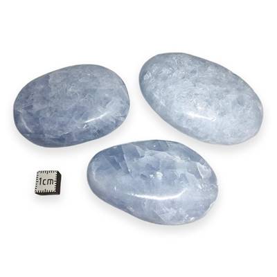 Calcite bleue - galet