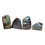 Labradorite "E" - Forme libre n°09 ( Lot de 4 pièces )