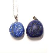 Lapis Lazuli Qualité "A" - Pendentif pierre roulée