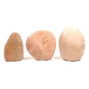 Pierre de Lune Orange - Forme libre n° 14 (Lot de 3 pièces)
