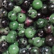 Rubis sur Zoisite - Perles