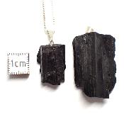 Tourmaline Noire du Brésil - Pendentif pierre brute