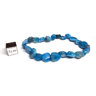 Apatite Bleue - Bracelet mini pierre roulée