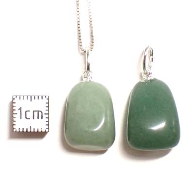 Aventurine Verte - Pendentif pierre roulée