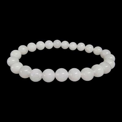 Jade Blanc - Bracelet Boule