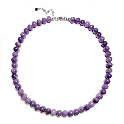 Lépidolite - Collier Boule