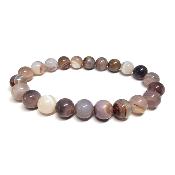 Agate Botswana - Bracelet Boule