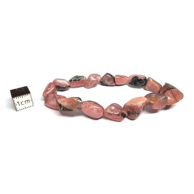 Rhodochrosite - Bracelet pierre roulée