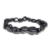 Shungite - Bracelet pierre roulée