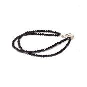 Spinelle noir - Bracelet facetté