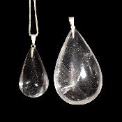 Cristal de Roche - Pendentif goutte 2