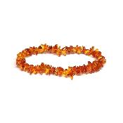 Ambre de la Baltique Cognac - Bracelet Baroque