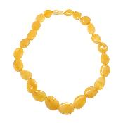 Ambre de la Baltique Jaune - Collier Roulé