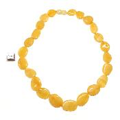 Ambre de la Baltique Jaune - Collier Roulé