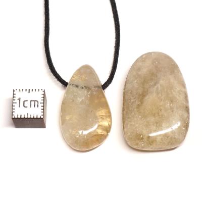 Citrine - Pendentif pierre percée