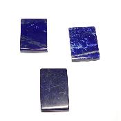 Lapis Lazuli d'Afghanistan - pierres plates carrée