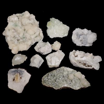 Zéolite - pierre brute n°11 (Lot de 11 pièces)