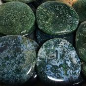 Agate Mousse - mini pierre plate