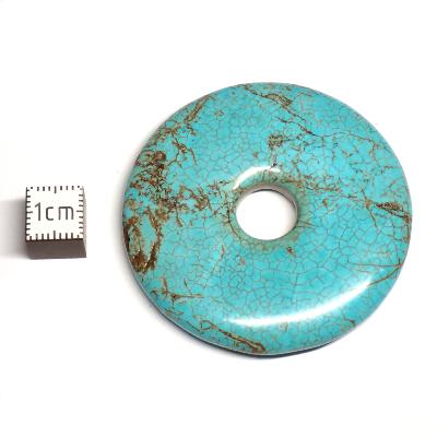 Turquénite - Donut 5 cm Ø par 5 pièces